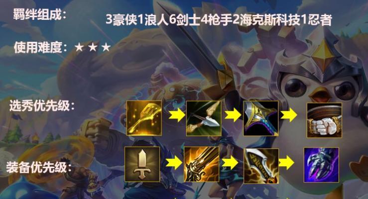 《金铲铲之战S1》枪剑阵容运营攻略（打造强力阵容，征战天下！）