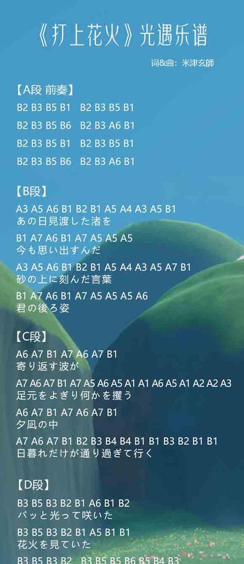 《以光遇天空之城乐谱》的美妙旅程（探究游戏音乐的魅力与设计之道）