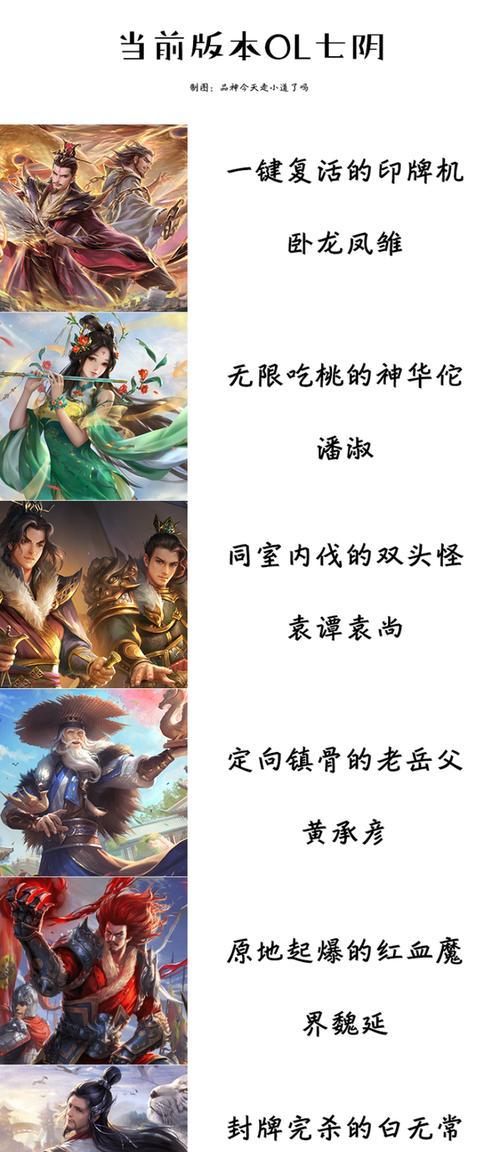 三国杀武将除了七阴还有哪些？如何获取？