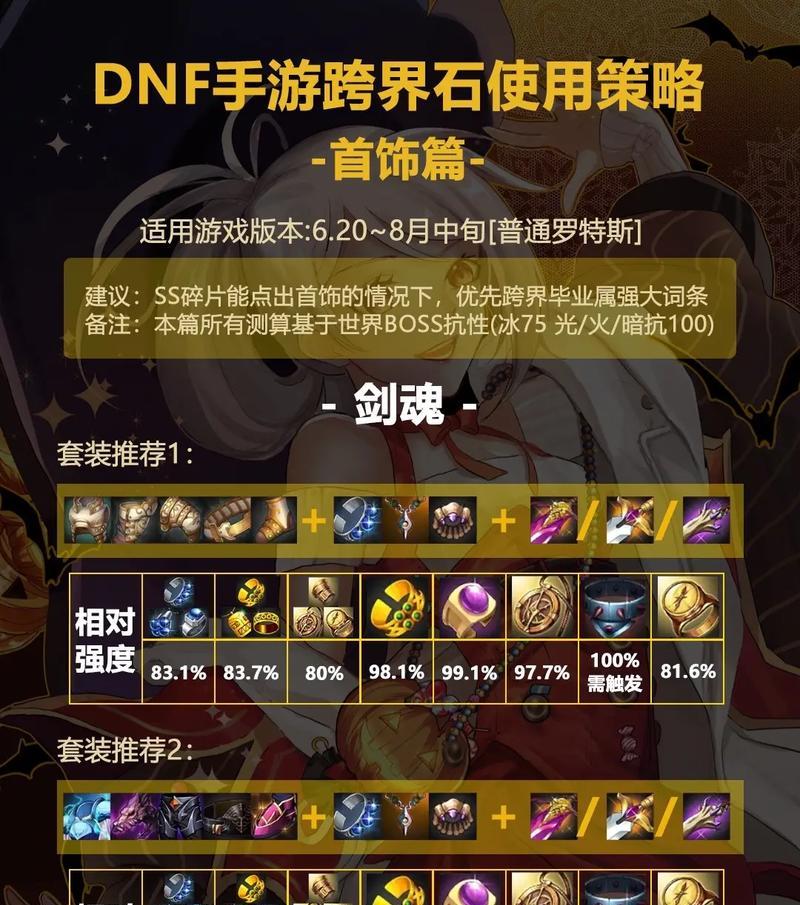 剑魂融合项链技能选择技巧是什么？
